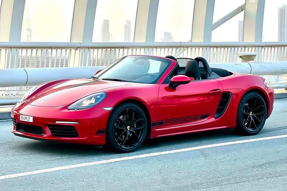 Best Porsche Boxster718 Style Edition Daily Rental in Dubai