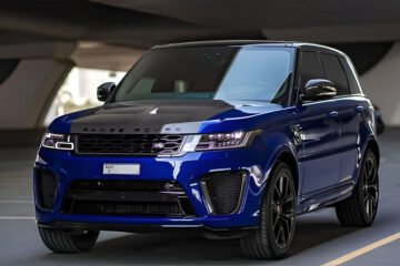 Best Range Rover Sport SVR Daily Rental in Dubai