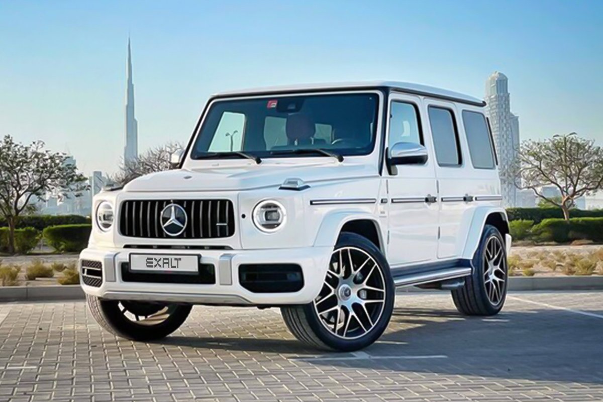 Best Mercedes G63 – White Daily Rental in Dubai